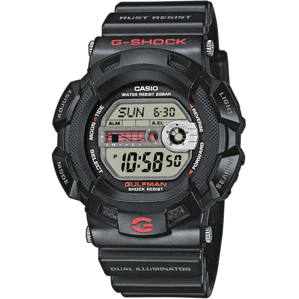 Relógio G-Shock Master of G G-9100-1ER Gulfman