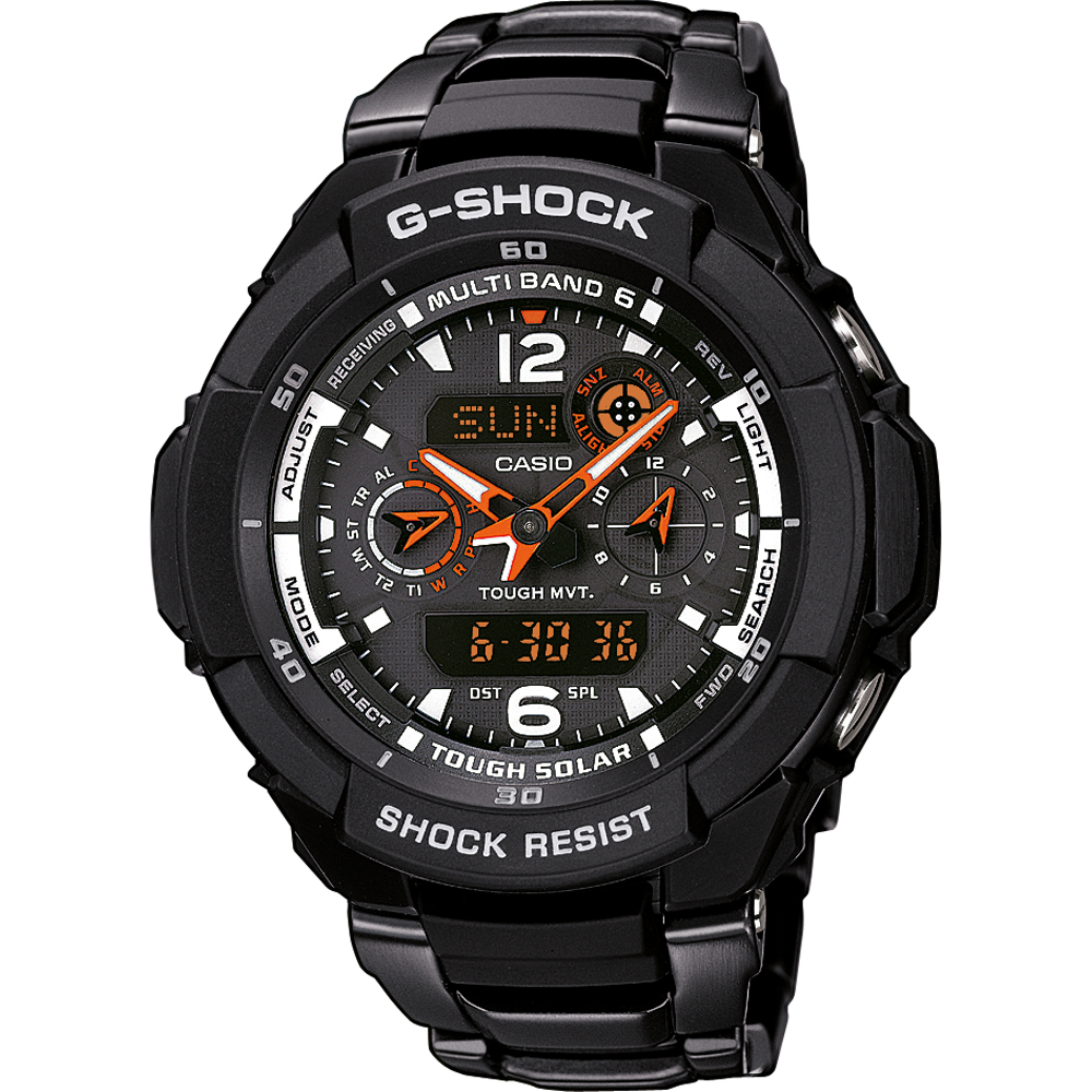 Relógio G-Shock Master of G GW-3500BD-1A G-Aviation - Sky CockPit