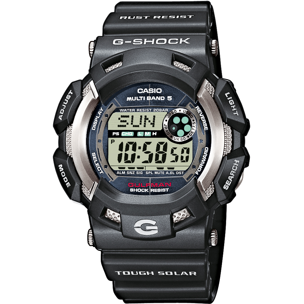 Relógio G-Shock Master of G GW-9100-1 Gulfman