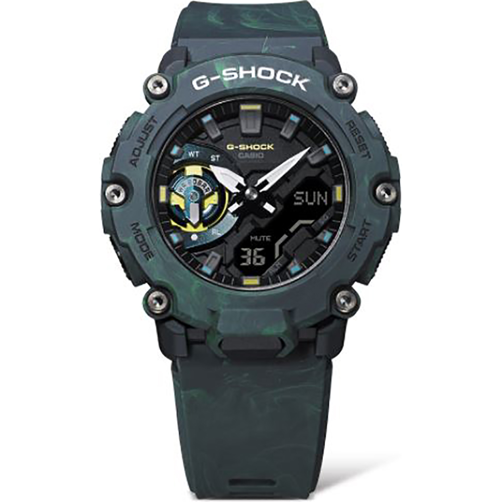Relógio G-Shock Classic Style GA-2200MFR-3AER Carbon Core Guard Mystic Forest