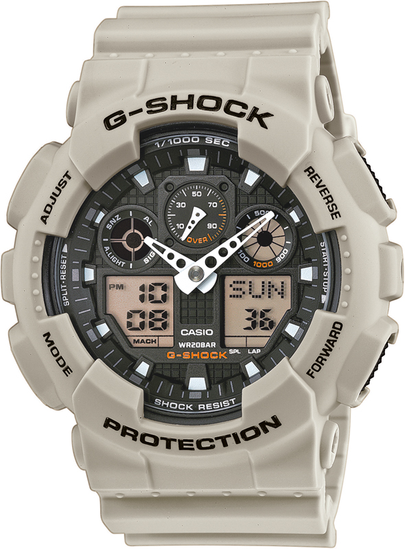 Relógio G-Shock Classic Style GA-100SD-8A Shock Desert