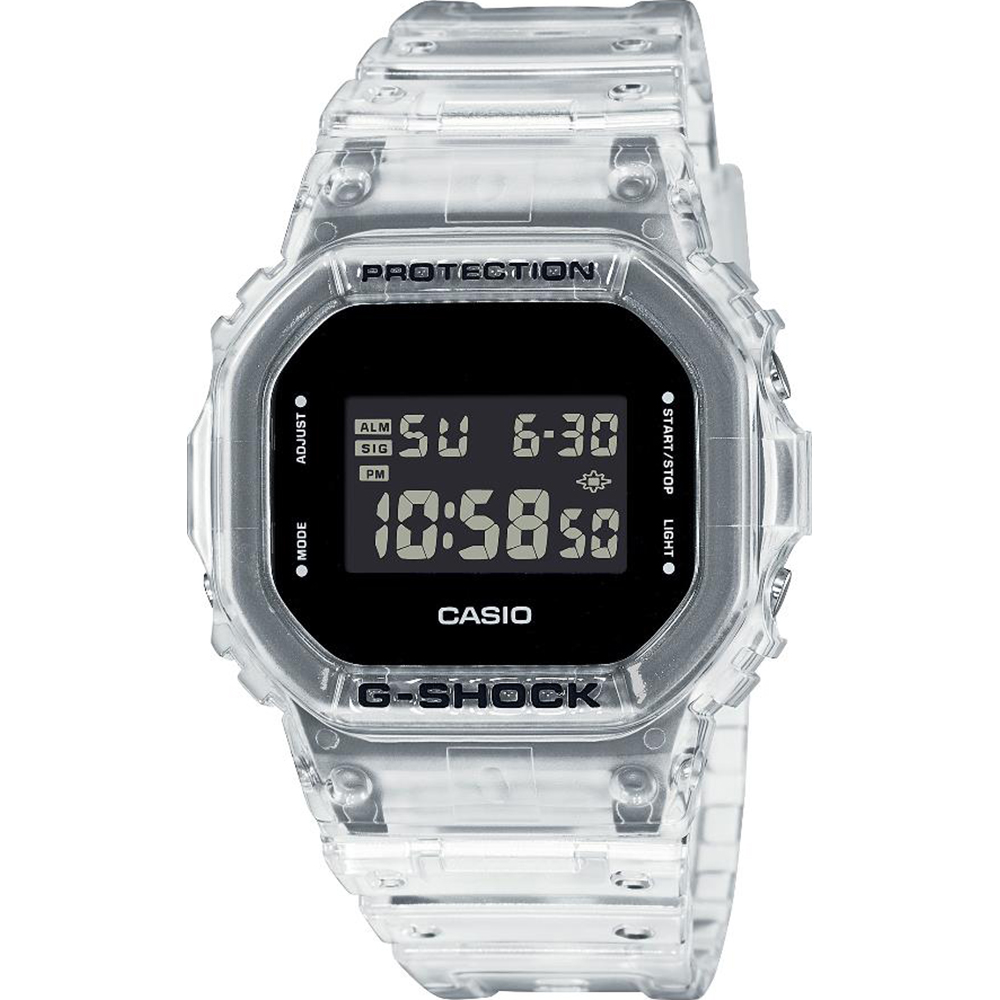 Relógio G-Shock Classic Style DW-5600SKE-7ER Skeleton Series - White
