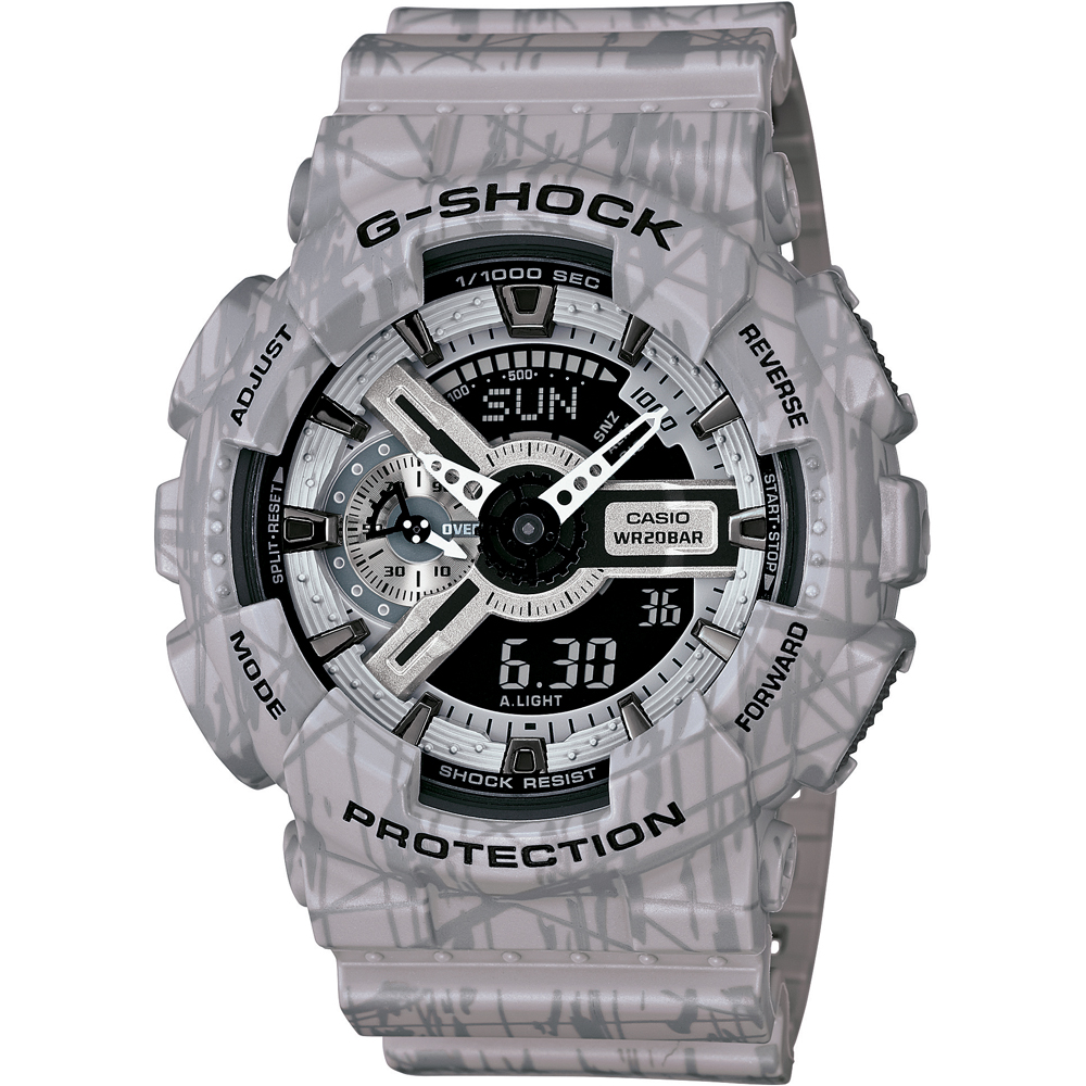 Relógio G-Shock Classic Style GA-110SL-8A Slash Pattern