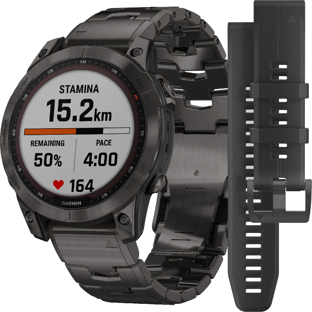 Relógio Garmin Fenix 010-02540-39 Fenix 7 Sapphire Solar