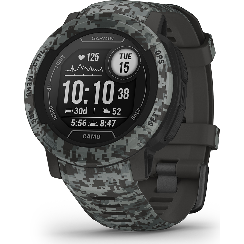 Relógio Garmin Instinct 010-02626-03 Instinct 2 - Graphite Camo