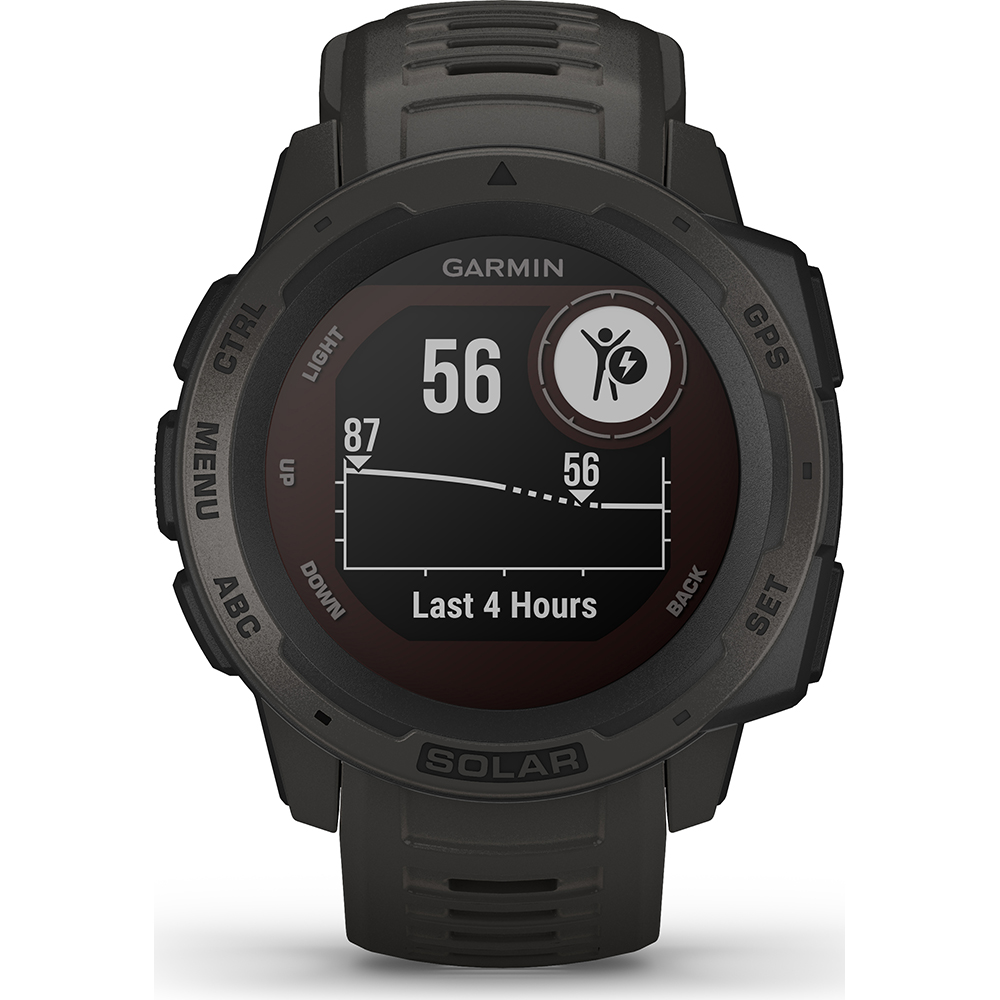 Relógio Garmin Instinct 010-02293-00 Instinct Solar Graphite • EAN