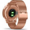 Smartwatch híbrido ouro rosa 18K com touchscreen escondido Colecção Primavera/Verão Garmin