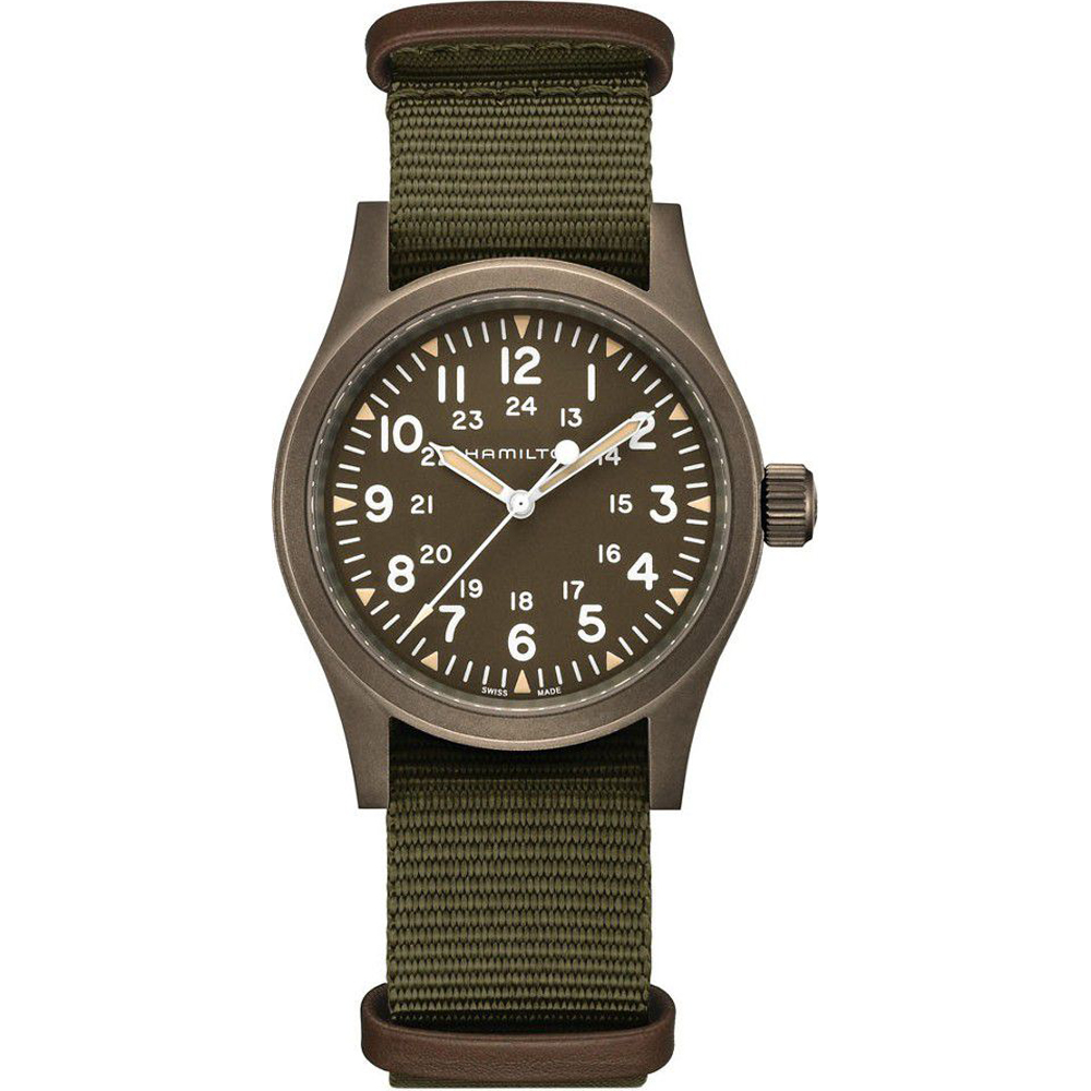 Relógio Hamilton Field H69449961 Khaki Field