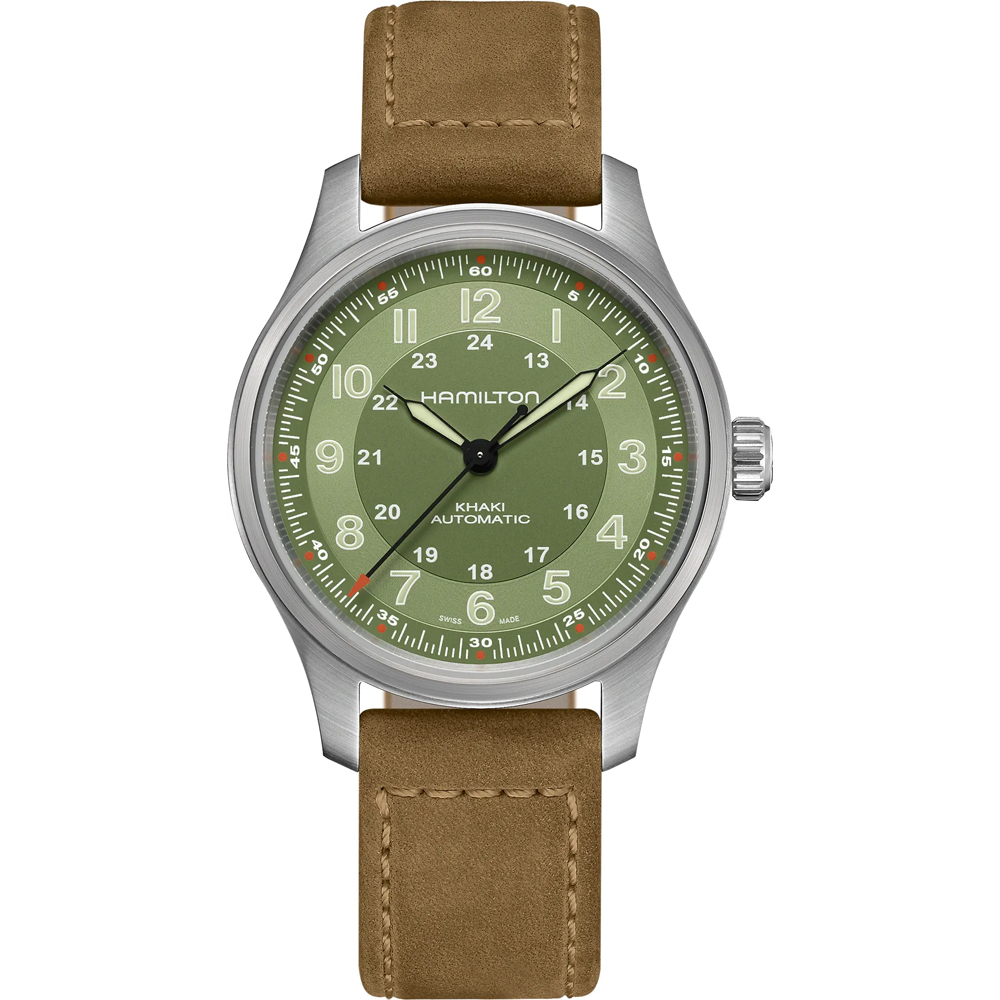 Relógio Hamilton Field H70545560 Khaki Titanium