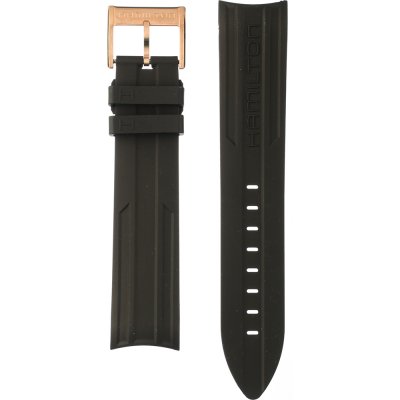 Bracelete Hamilton Straps H691.775.108 Khaki Navy