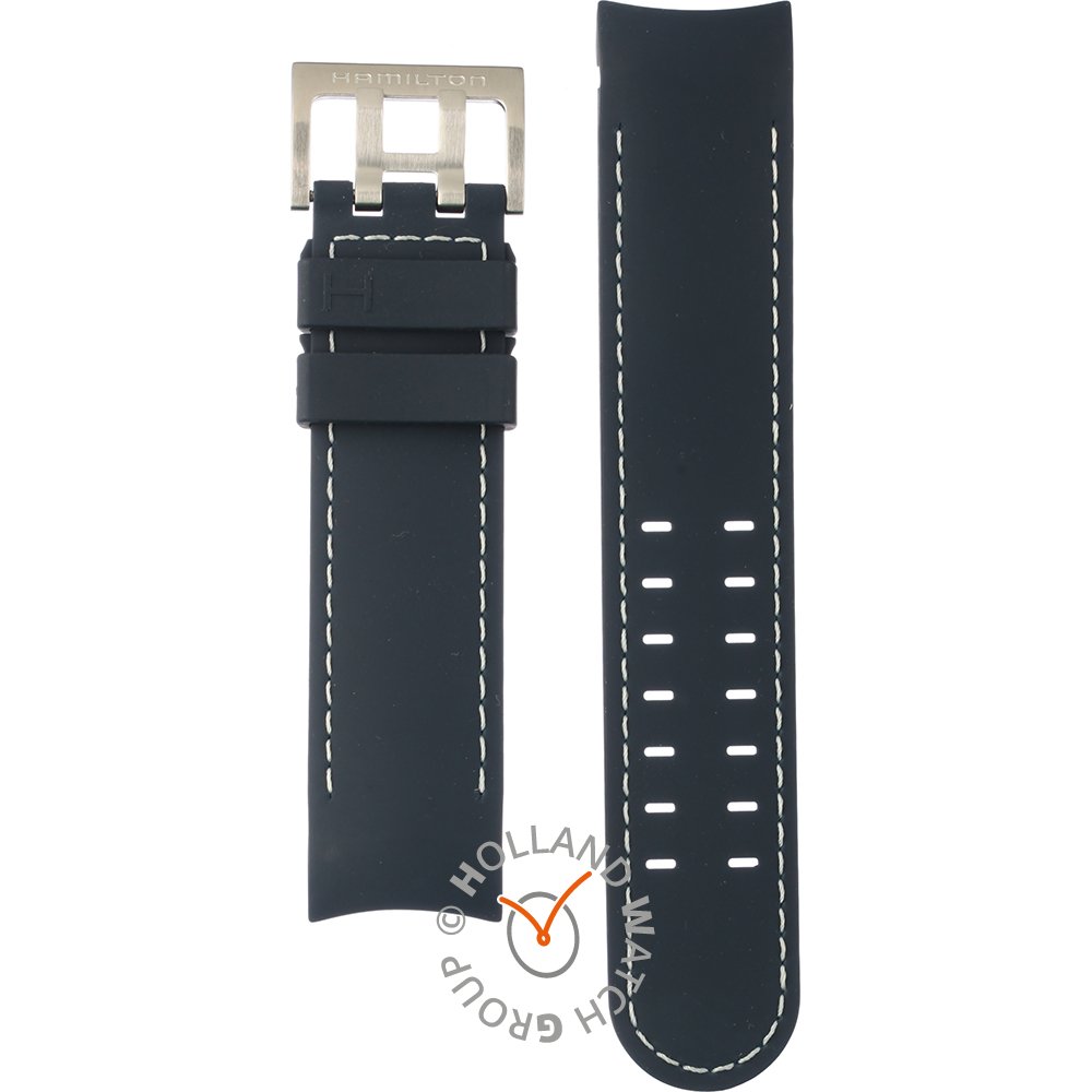 Bracelete Hamilton Straps H691.776.105 Khaki Navy