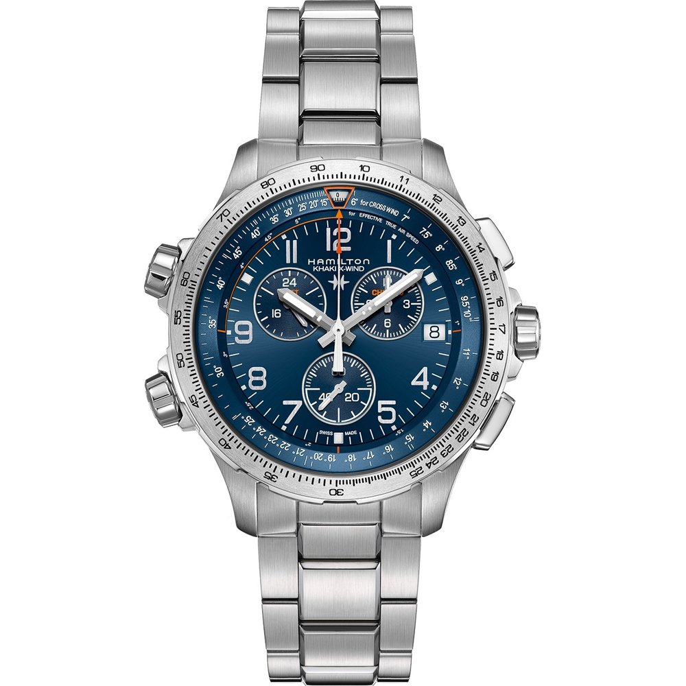 Relógio Hamilton Aviation H77922141 Khaki X-Wind GMT