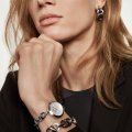 Relógio quartzo para mulher com bracelete em correia de elos Colecção Primavera/Verão Hugo Boss