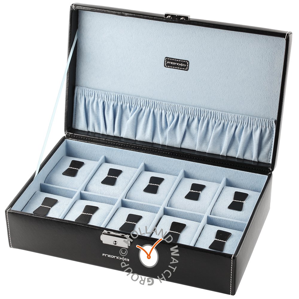 Caixa de relógios HWG Accessories bond-10-black2 Watch storage box