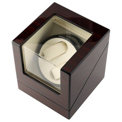 Rebobinador de relógios HWG WAWI03-DBR Watchwinder ‘Rotterdam’