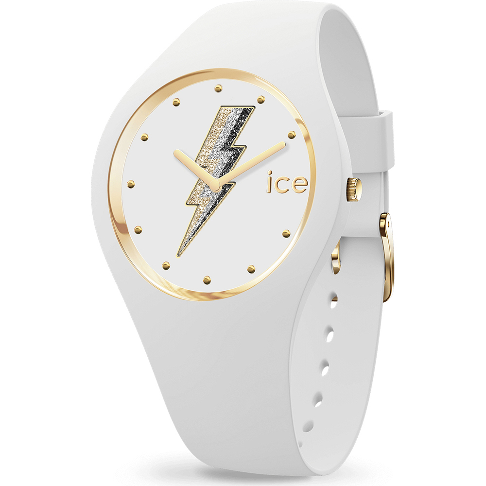 relógio Ice-Watch Ice-Silicone 019857 ICE Glam Rock - Electric White