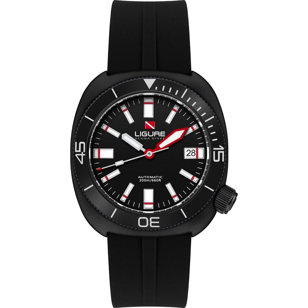 Relógio Ligure LWT21005N Tartaruga ‘Nero di seppia’