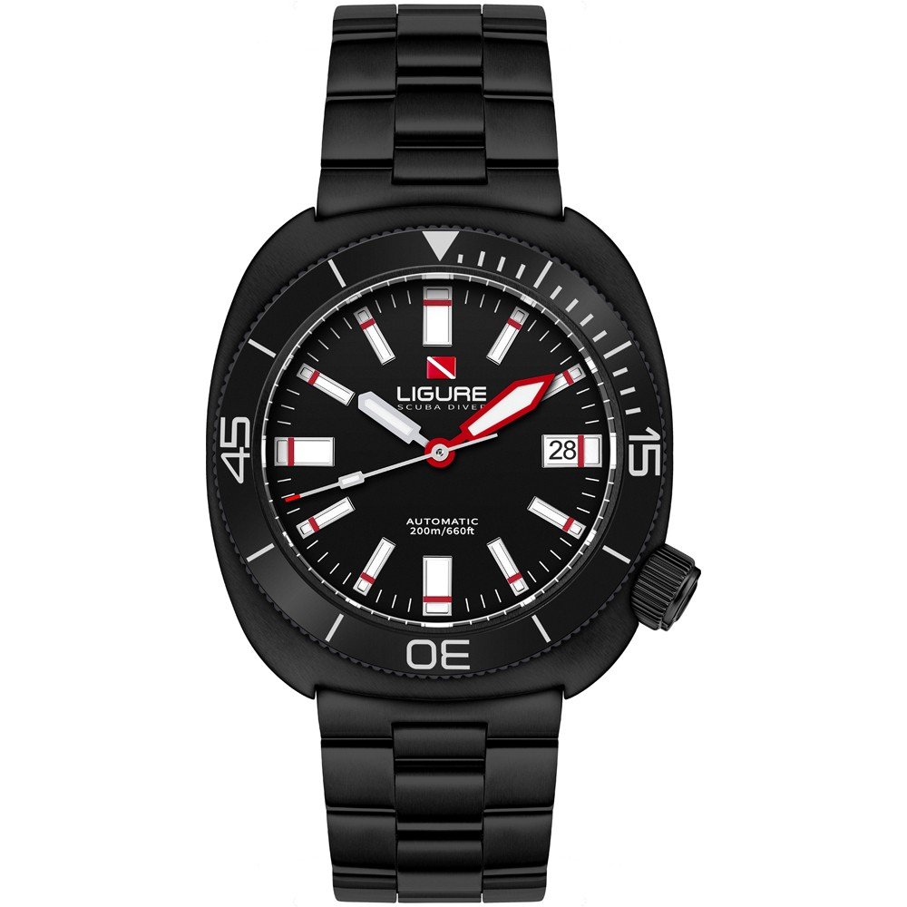 Relógio Ligure LWT21006N Tartaruga ‘Nero di seppia’