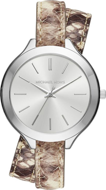 Michael Kors Watch Time 3 hands Runway Slim l MK2467