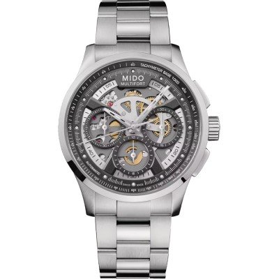 Relógio MIDO Multifort M0386621106000 Multifort Skeleton Chronograph