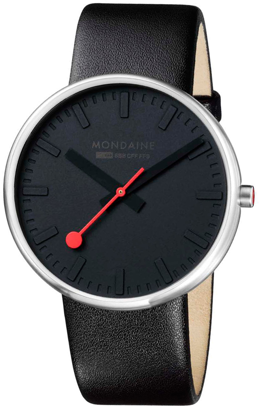 Mondaine Watch Time 3 hands Evo Giant A660.30328.15SBO