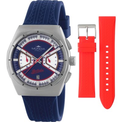 Relógio Mondia MI-819-SS-BLWT-CG Rally Legend Chrono Set