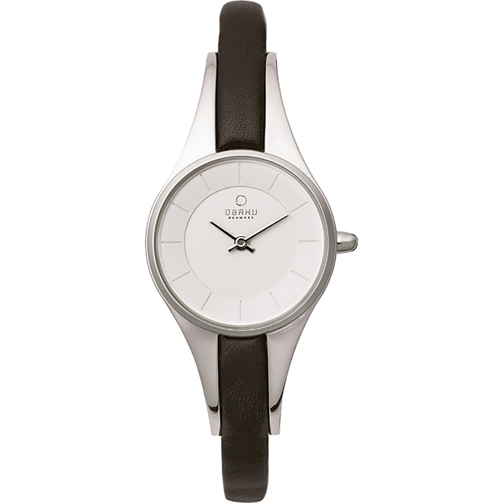 Obaku Watch Time 2 Hands Morgen V110LCIRB