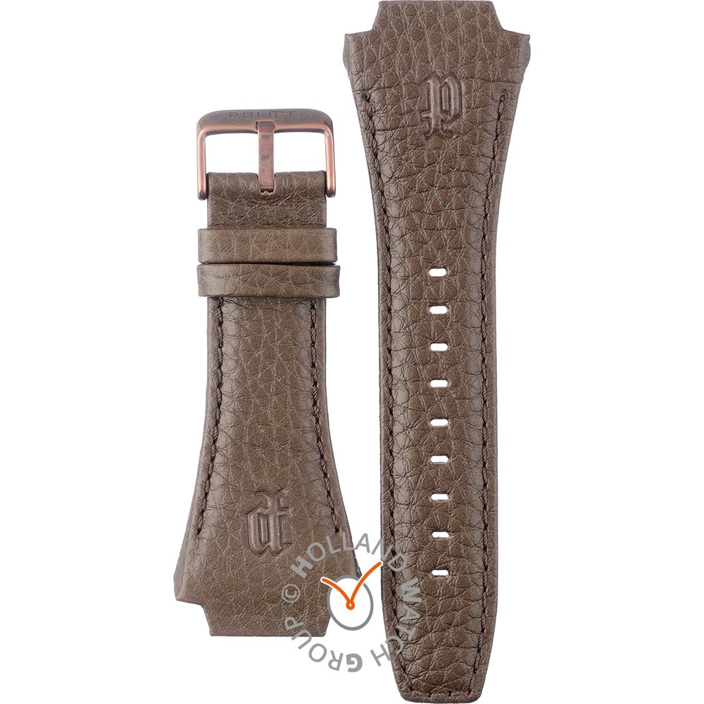 Bracelete Police Straps 03-PL.13837JSQBR/02