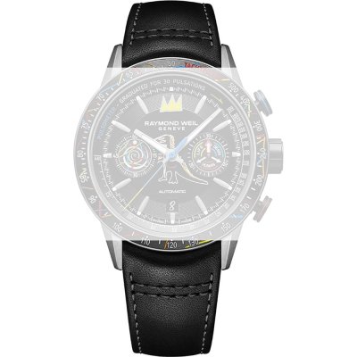 Bracelete Raymond Weil SV2201-JMB01-R-8 Freelancer X Basquiat