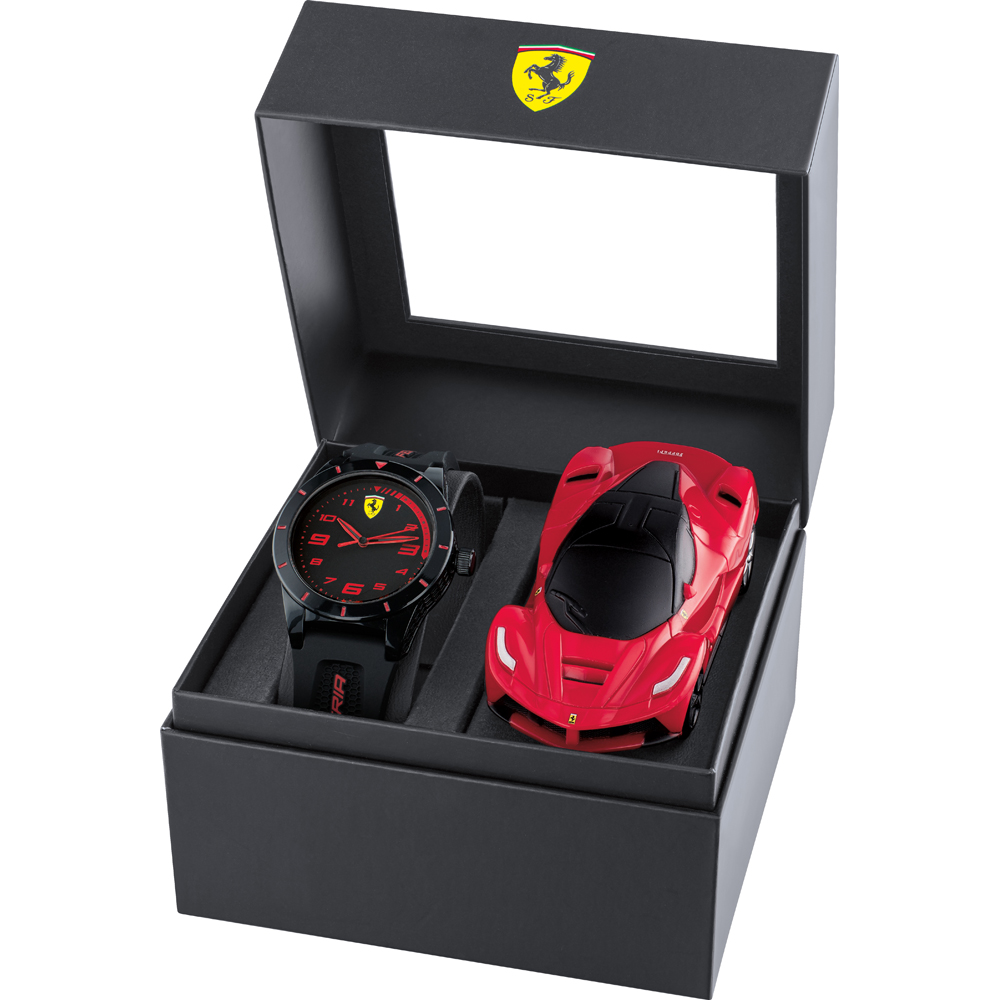 Relógio Scuderia Ferrari 0870036 RedRev Kids Gift Set