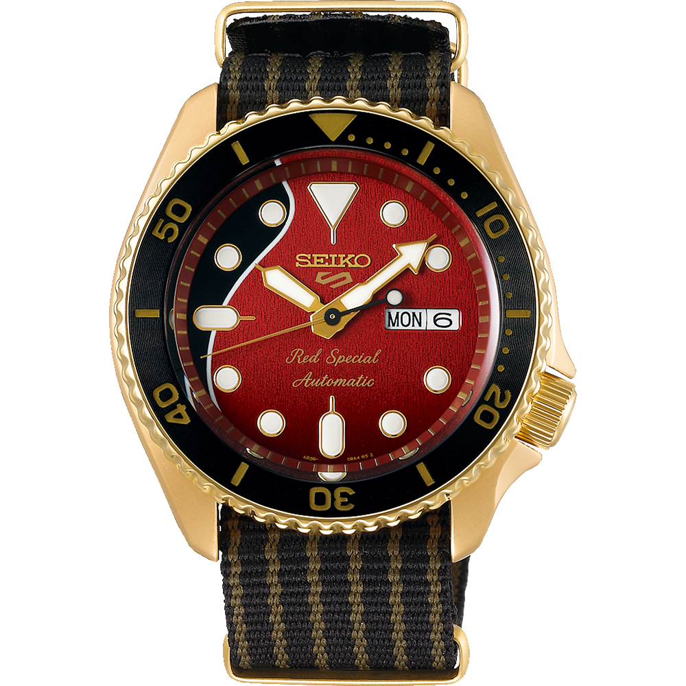 Relógio Seiko 5 SRPH80K1 Seiko 5 - Brian May - Red Special II