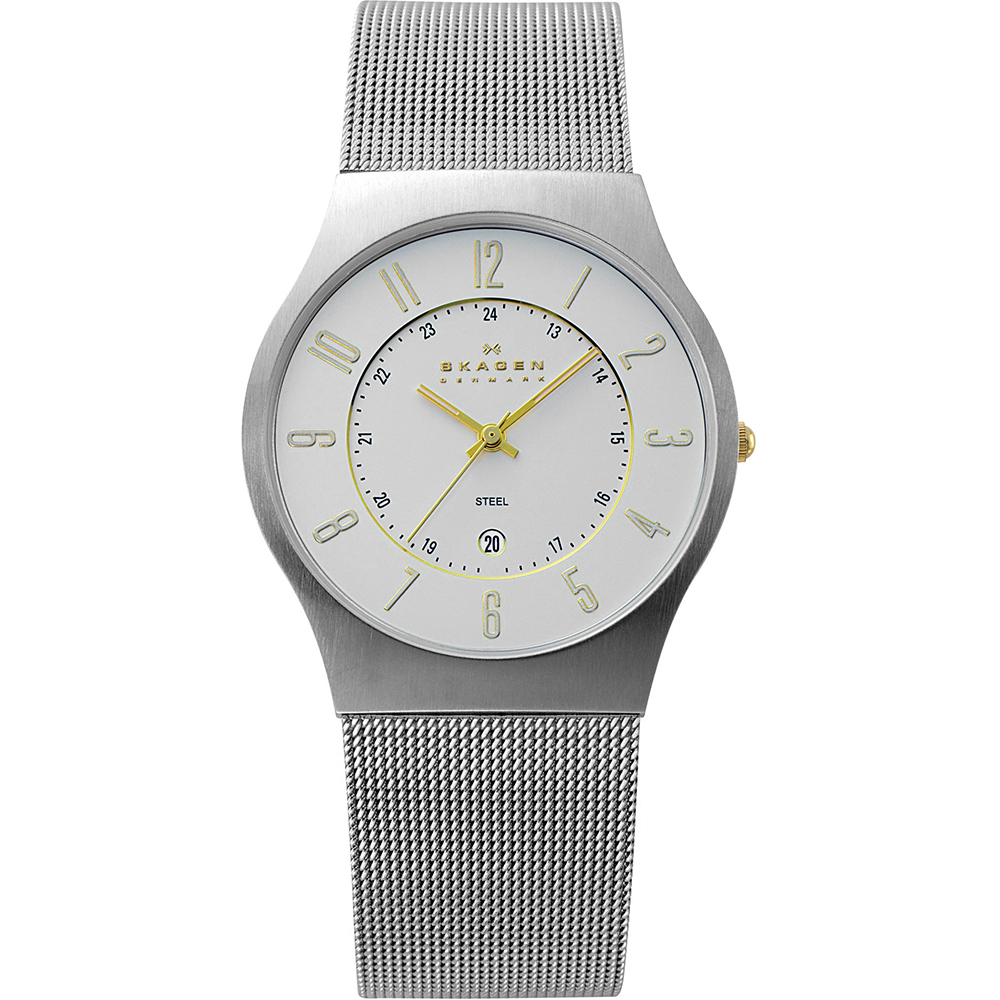 Skagen Watch Time 3 hands Grenen XLarge 233XLSGS