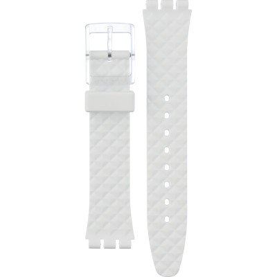 Bracelete Swatch Plastic - Originals Medium (34mm) /Access/Solar/Musicall/Stop - G/SK/SL/SR/SS/SO28 AGE286 GE286 Whitenel