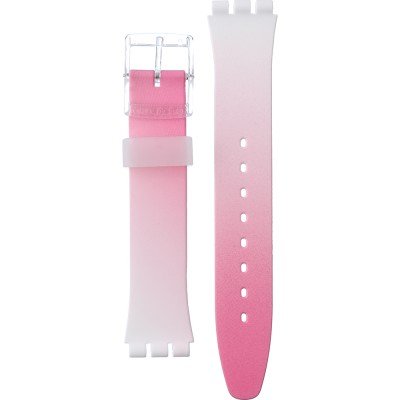 Bracelete Swatch Plastic - Originals Medium (34mm) /Access/Solar/Musicall/Stop - G/SK/SL/SR/SS/SO28 AGE719 GE719 Ultrafushia