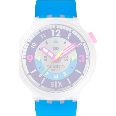 Bracelete Swatch ASB01K400 Neon Hielo