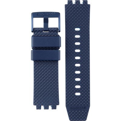 Bracelete Swatch Plastic - BigBold - SB0/SO27 ASB05N113 Indigo glow