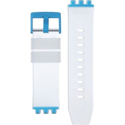 Bracelete Swatch Plastic - BigBold - SB0/SO27 ASO27E105 SO27E105 BlueInJelly
