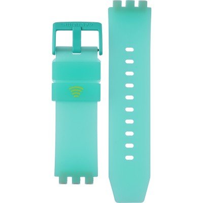 Bracelete Swatch Plastic - BigBold - SB0/SO27 ASO27L100 Turquoise pay!