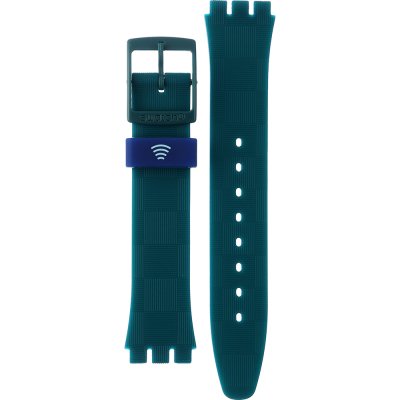 Bracelete Swatch Plastic - Originals Medium (34mm) /Access/Solar/Musicall/Stop - G/SK/SL/SR/SS/SO28 ASO28N120 Pattern Formation Pay!