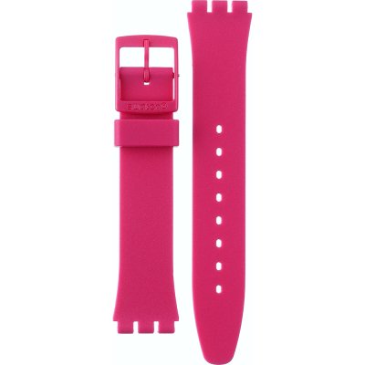 Bracelete Swatch Plastic - Originals Medium (34mm) /Access/Solar/Musicall/Stop - G/SK/SL/SR/SS/SO28 ASO28P110 Fantastic Fuchsia
