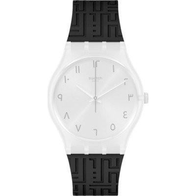 Bracelete Swatch Plastic - Originals Medium (34mm) /Access/Solar/Musicall/Stop - G/SK/SL/SR/SS/SO28 ASO28Z101 Hehmah