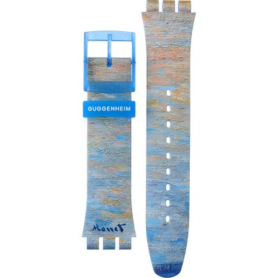 Bracelete Swatch Plastic - Originals Large (41mm) SUO/SO29/SO32 ASO29Z150 Monet's Palazzo Ducale