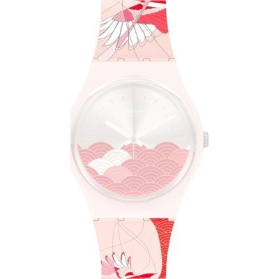 Bracelete Swatch Plastic - Originals Medium (34mm) /Access/Solar/Musicall/Stop - G/SK/SL/SR/SS/SO28 ASO31Z102 Sweetheart Bird