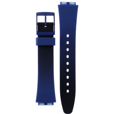 Bracelete Swatch Plastic - What If - Square - SO34 ASO34N700 Squarely Blacklight
