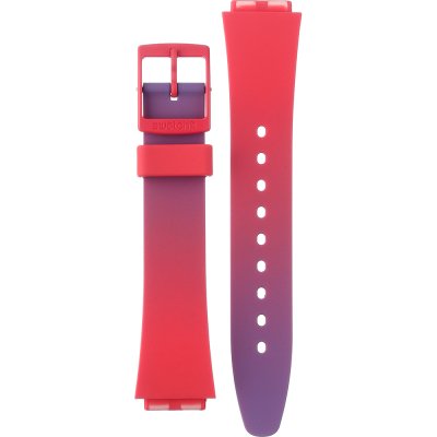 Bracelete Swatch Plastic - What If - Square - SO34 ASO34R700 Squarely Berry