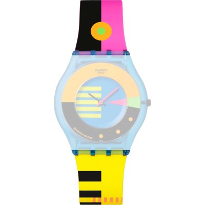 Bracelete Swatch ASS08S101 Neon Flumotions