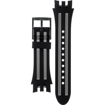 Bracelete Swatch Plastic - Scubaqua - SSC ASSCU09B100 Black Sea Nettle
