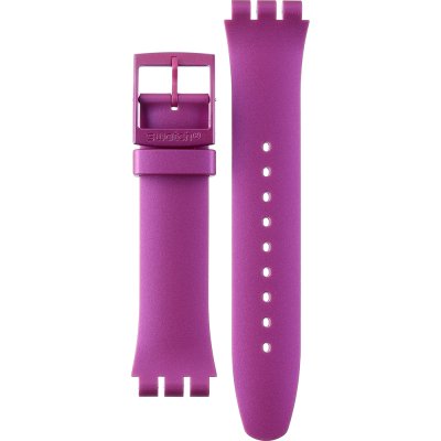 Bracelete Swatch Plastic - Originals Large (41mm) SUO/SO29/SO32 ASUOM115 Shimmer Purple