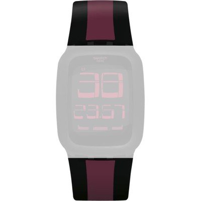 Bracelete Swatch ASURB102D Touch Night & Pink