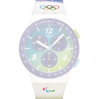 Bracelete Swatch ASUSZ403 Snowy Slopes